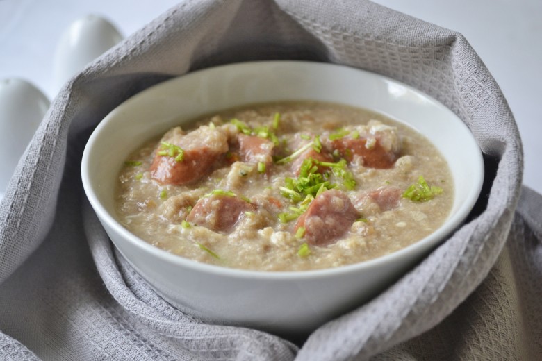 Brotsuppe mit Frankfurter