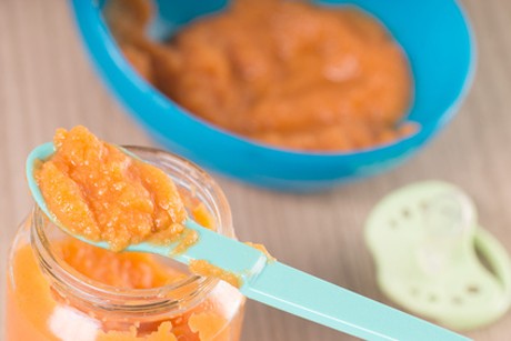Nudeln mit Fleischsauce püriert