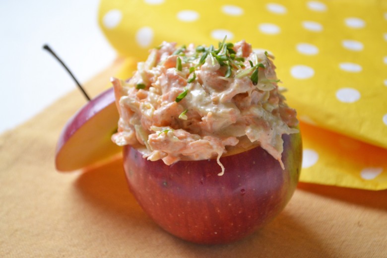 Karottenaufstrich mit Apfel