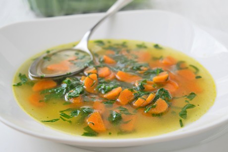 Karotten-Bärlauchsuppe