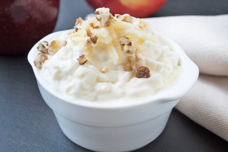 Apfel Käse Creme