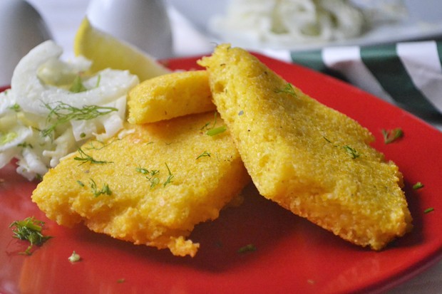 Polenta mit frischem Fenchel
