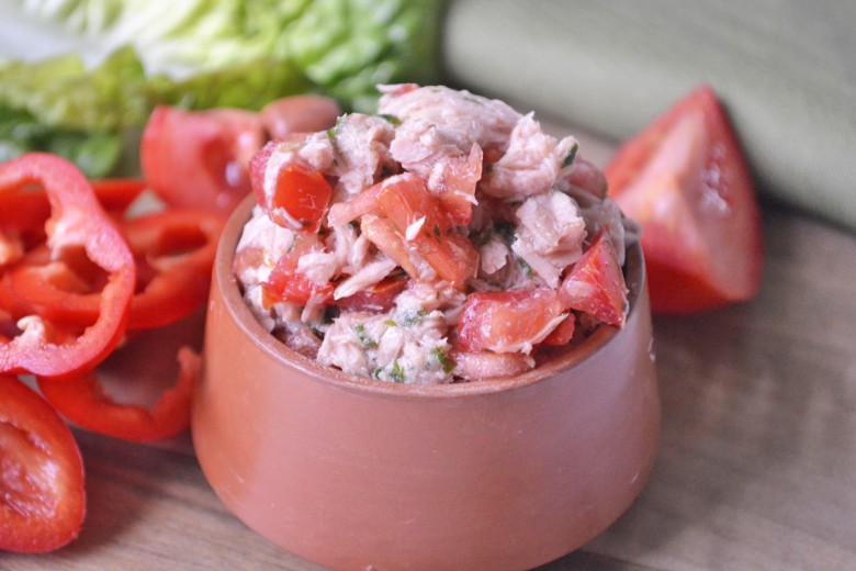 Tomaten-Thunfischdip