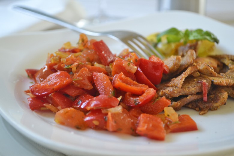 Gebratene Paprika