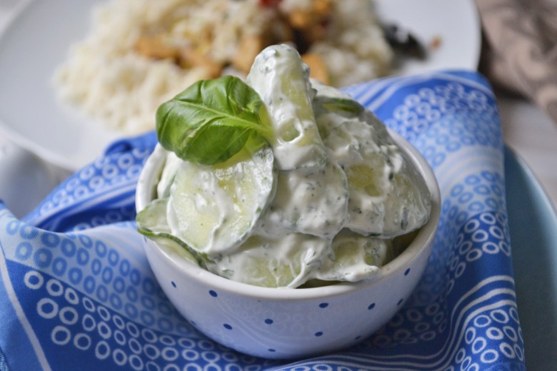 Rahmgurkensalat