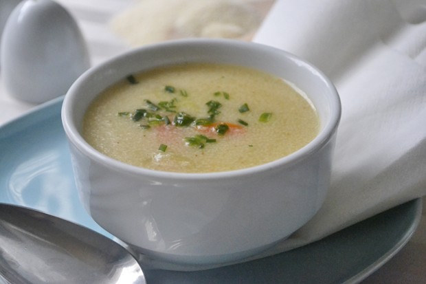 Geröstete Griesssuppe