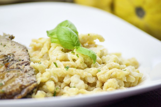 Kürbisspätzle