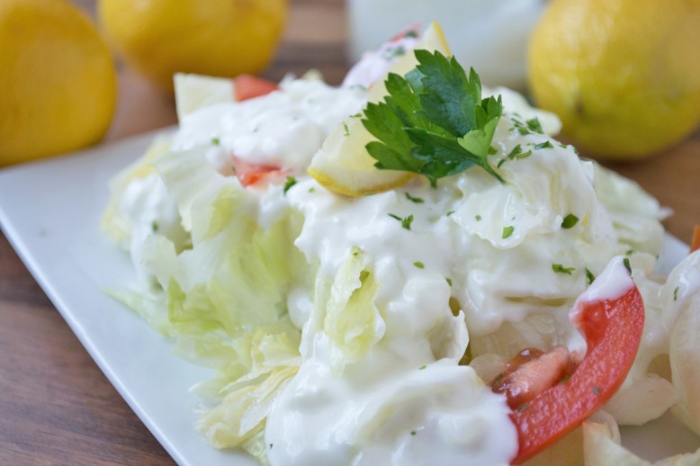 Salatsauce mit Zitrone