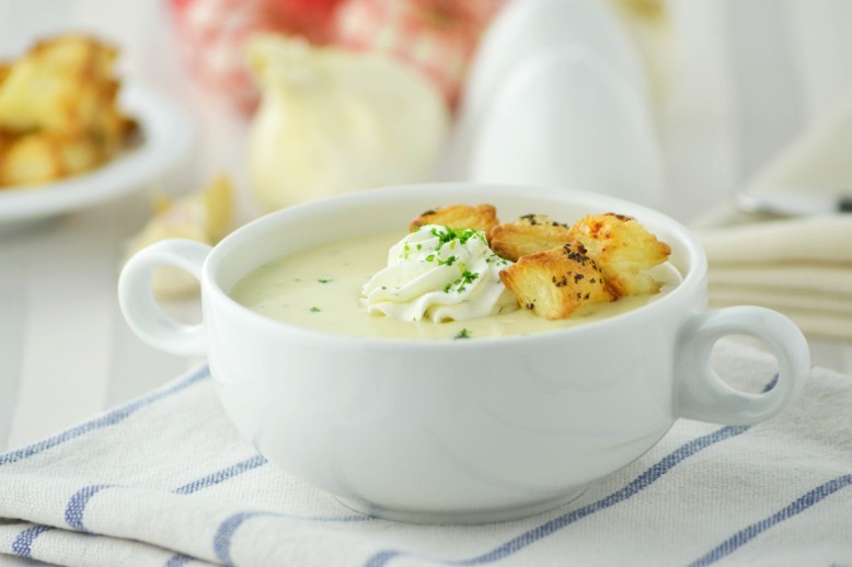 Knoblauchcremesuppe