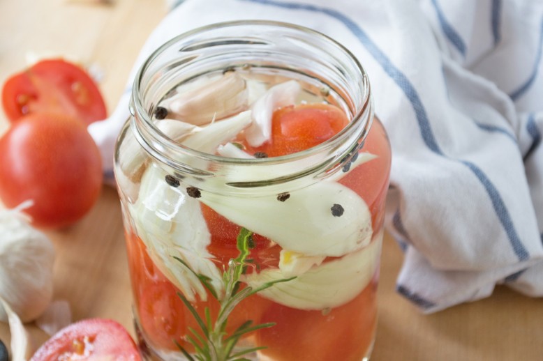 Eingelegte Tomaten