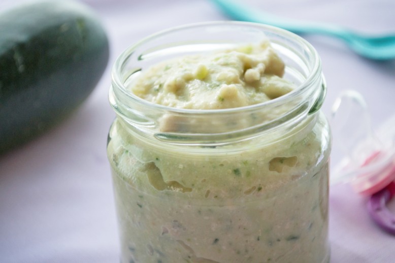 Zucchini-Apfelbrei