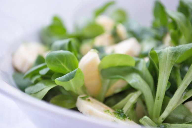 Vogelsalat mit Banane
