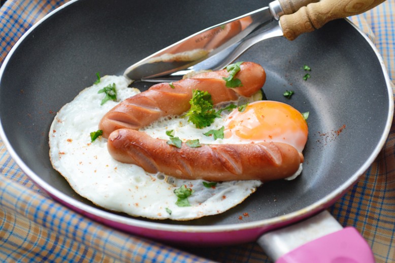 Frankfurter mit Ei