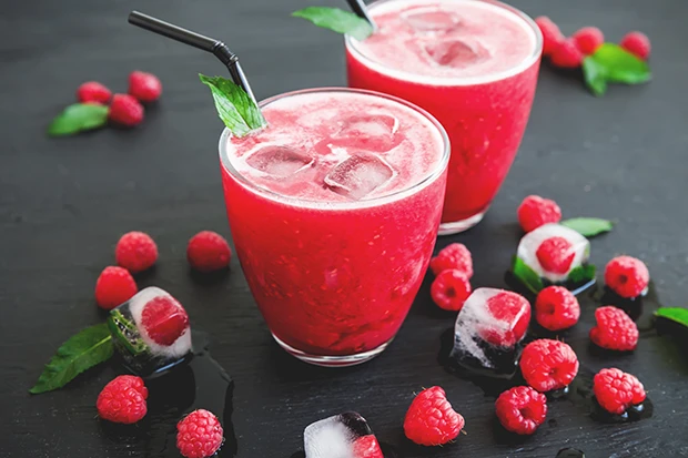 Himbeere-Gin-Mix