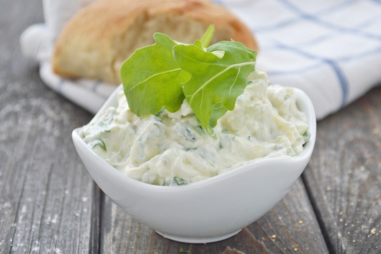 Feta-Rucola-Aufstrich