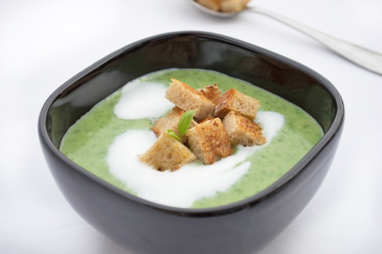 Spinatsuppe