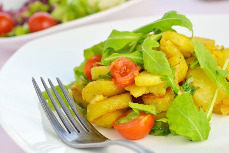 Rucola-Kartoffelpfanne