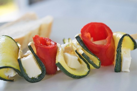 Zucchini - Schafkäse - Röllchen
