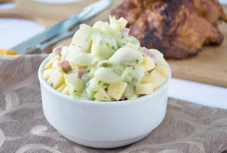 Gurkensalat mit Apfel