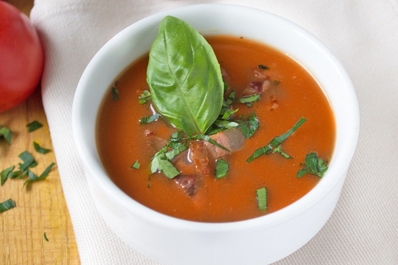Rustikale Tomatensuppe