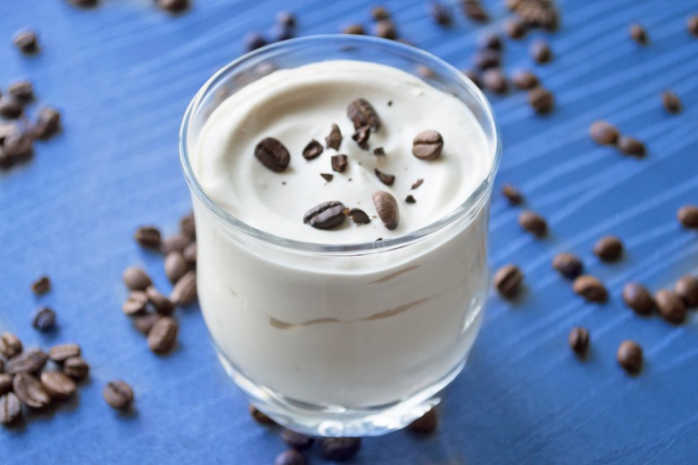 Mousse von Moccabohnen