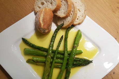 Gebratener Spargel