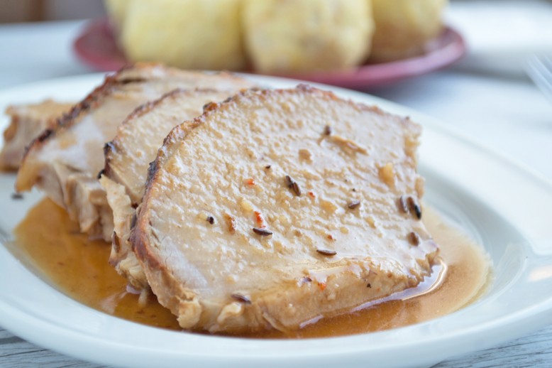 Gebratenes Schweinskarree