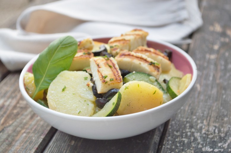 Halloumi-Zucchini-Salat