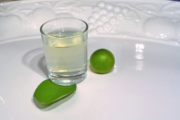 Wodka Limetten Shot