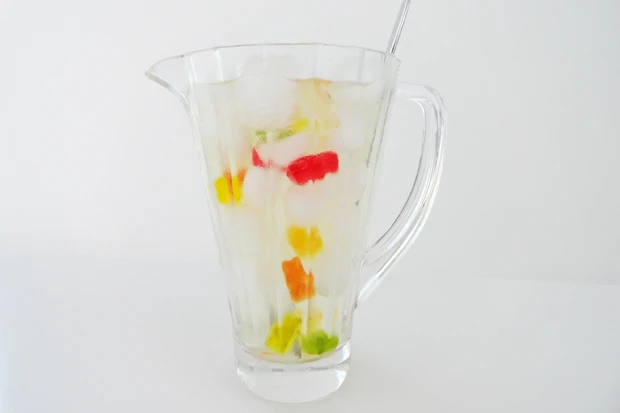 Zitronenlimonade mit Gummib&auml;rchen