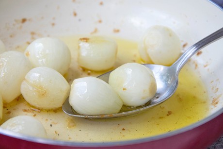 Glasierte Zwiebeln