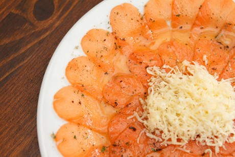 Lachscarpaccio