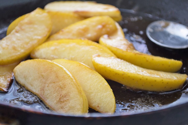 Glasierte Äpfel