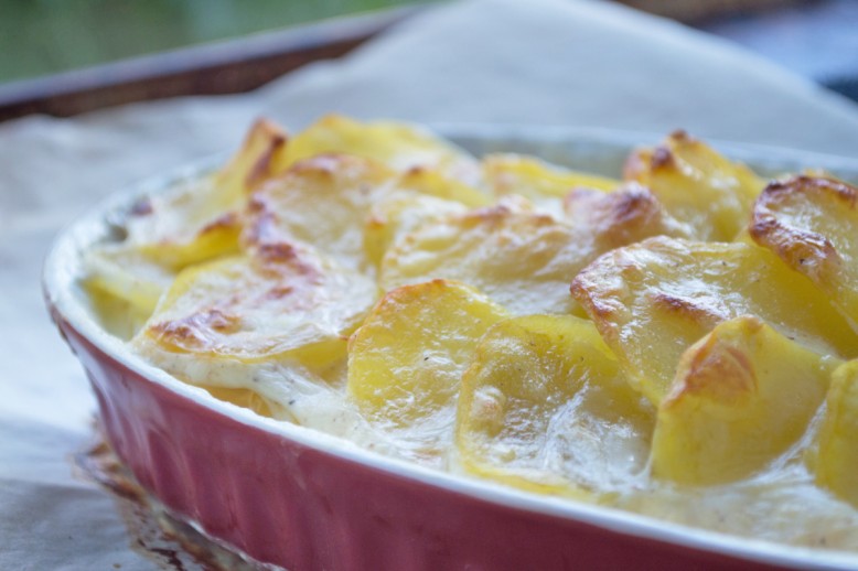 Einfaches Erdäpfelgratin