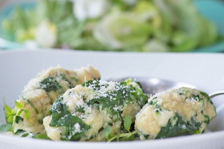 Spinat-Ricotta-Nockerl