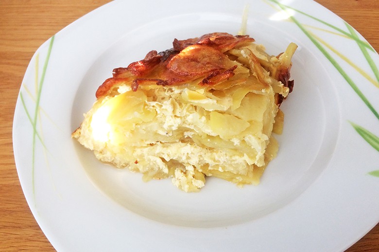 Kartoffel-Zwiebel-Auflauf