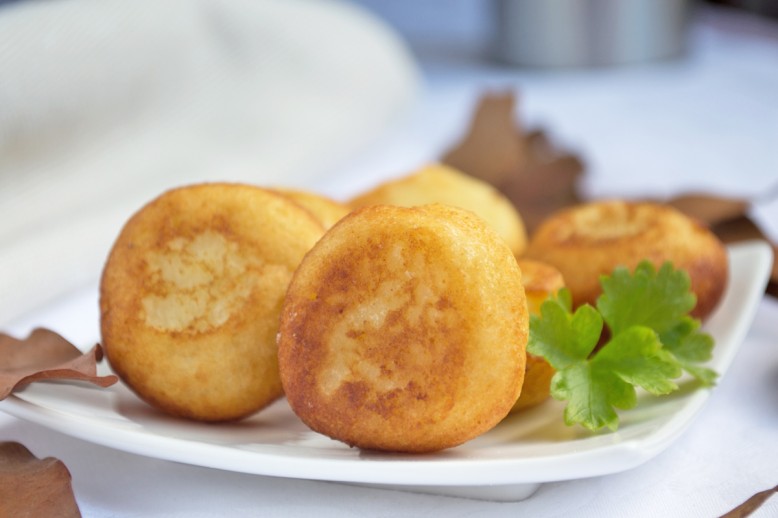 Gebackene Kartoffelblätter