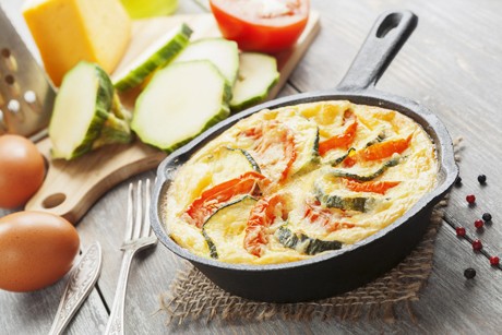Tomaten-Zucchini-Auflauf