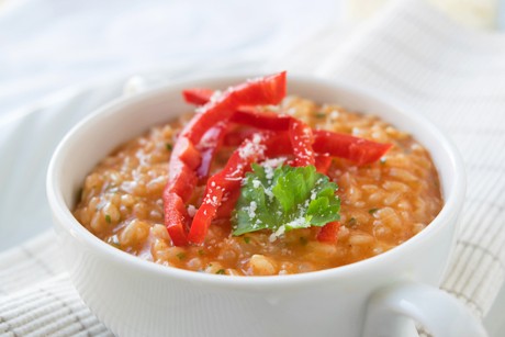 Rotes Curry Risotto