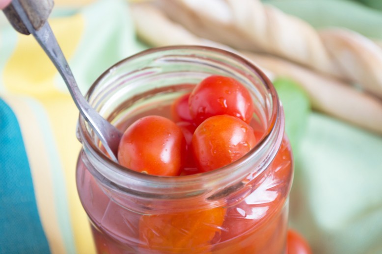 Eingelegte Cherrytomaten
