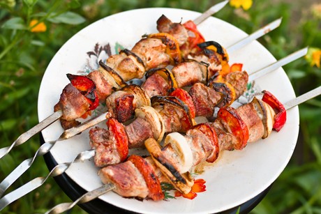 Schaschlikspieße