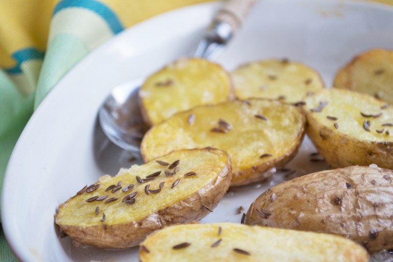 Ofenkartoffel mit Kümmel
