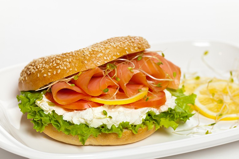 Lachsbrötchen
