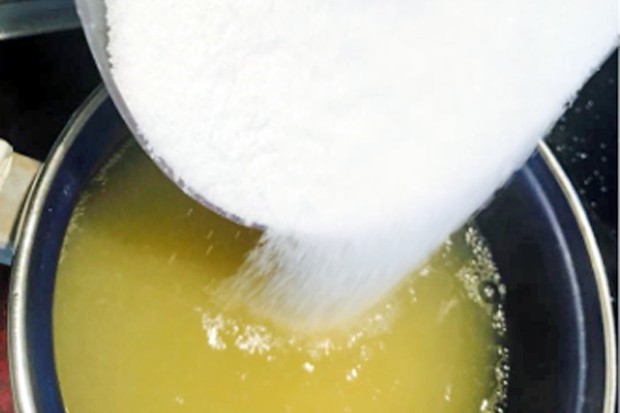 Trauben Ingwer Apfel Sirup