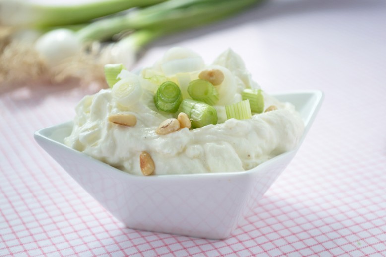Pikanter Frühlingszwiebel - Aufstrich