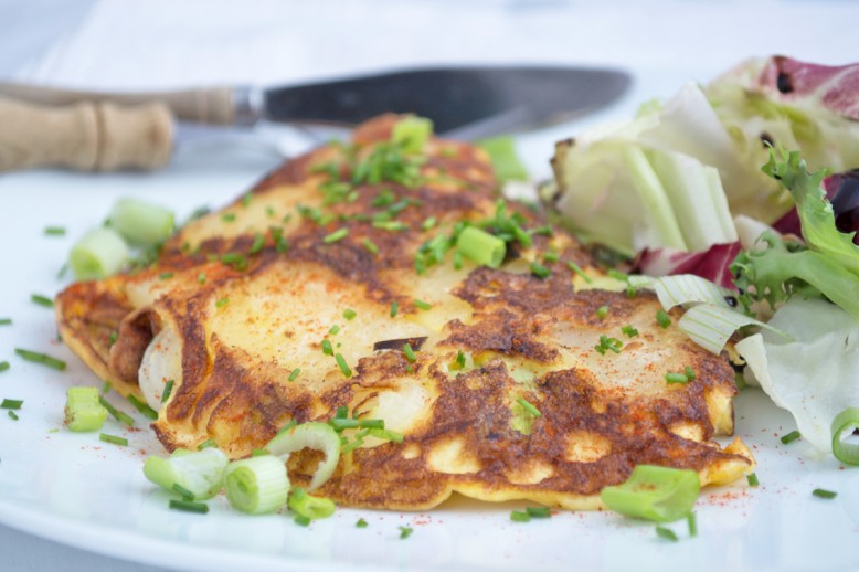 Frühlings-Kartoffel-Omelette