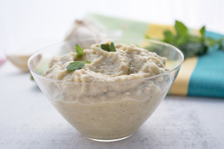 Melanzanipaste mit Minze