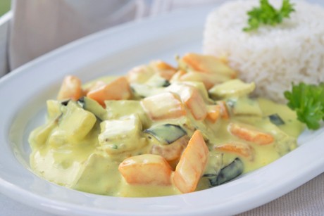Currysauce mit Wein