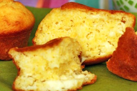 Polenta-Schafkäse Muffins
