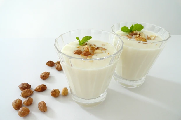 Birnen-Haselnuss-Shake
